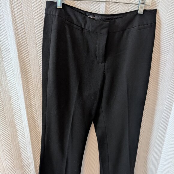 Express The Editor Pants Black Low Rise Y2K Career Trousers Size 8 - Picture 4 of 7